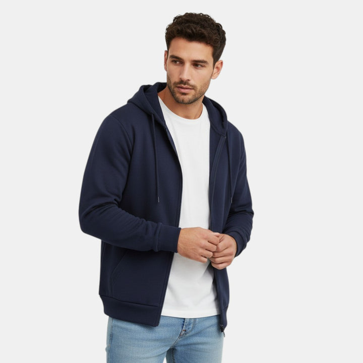 Men’s Casual Zip-Up Hoodie