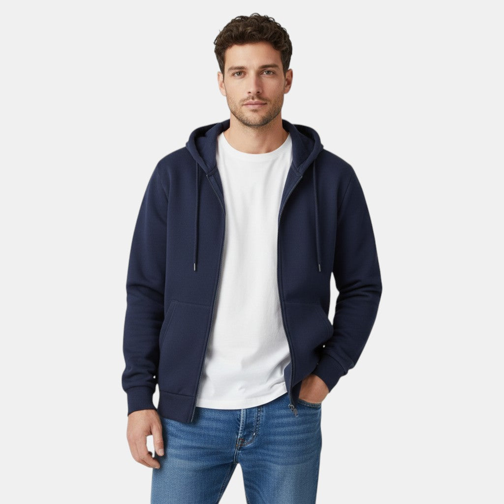 Men’s Casual Zip-Up Hoodie