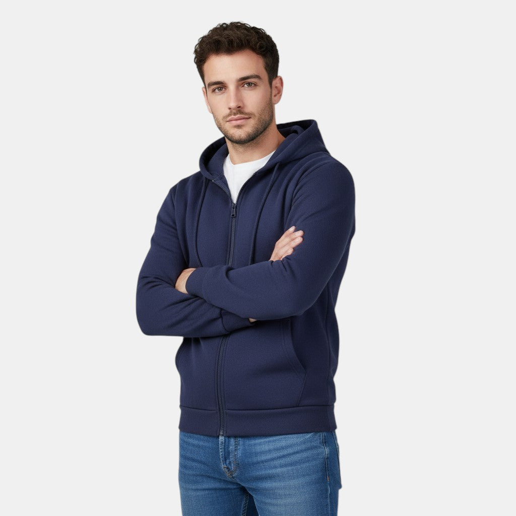 Men’s Casual Zip-Up Hoodie