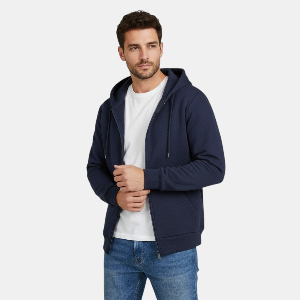Men’s Casual Zip-Up Hoodie