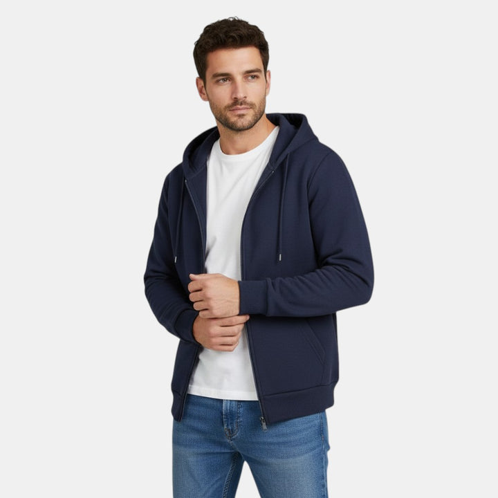 Men’s Casual Zip-Up Hoodie
