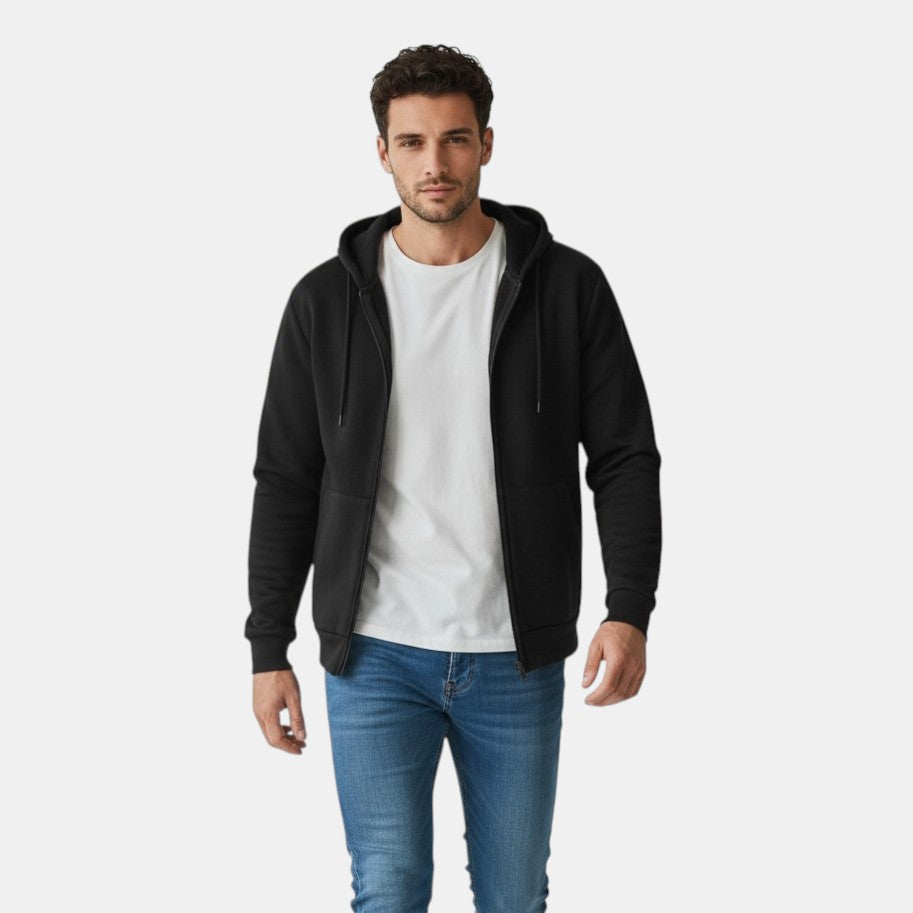 Men’s Casual Zip-Up Hoodie