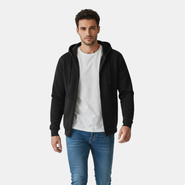 Men’s Casual Zip-Up Hoodie