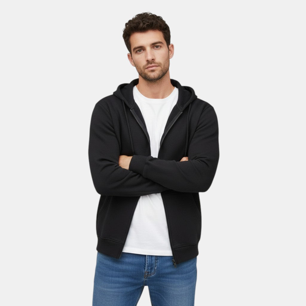 Men’s Casual Zip-Up Hoodie
