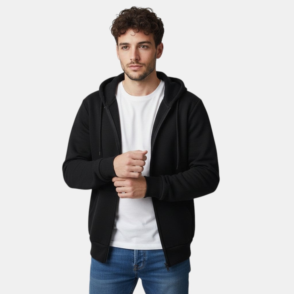 Men’s Casual Zip-Up Hoodie