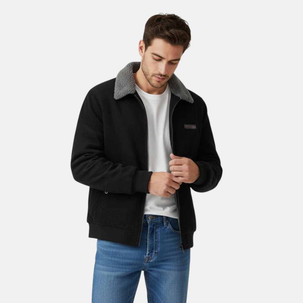 Men’s Corduroy Jacket with Fleece Lining