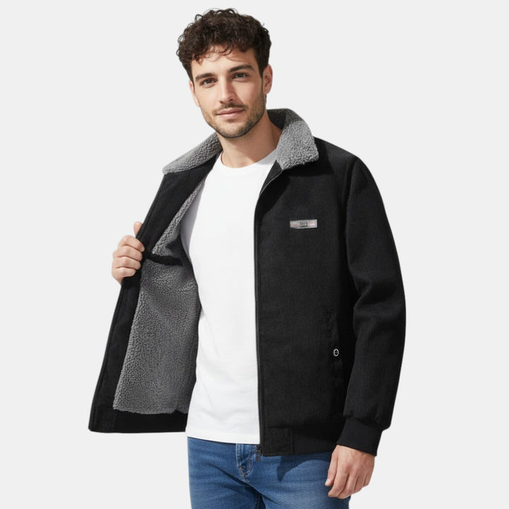 Men’s Corduroy Jacket with Fleece Lining