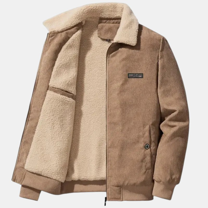 Men’s Corduroy Jacket with Fleece Lining