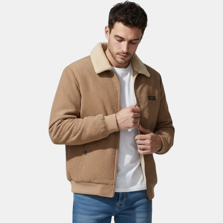 Men’s Corduroy Jacket with Fleece Lining