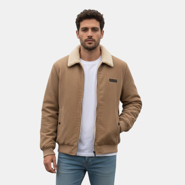 Men’s Corduroy Jacket with Fleece Lining