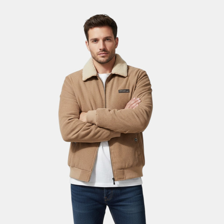 Men’s Corduroy Jacket with Fleece Lining