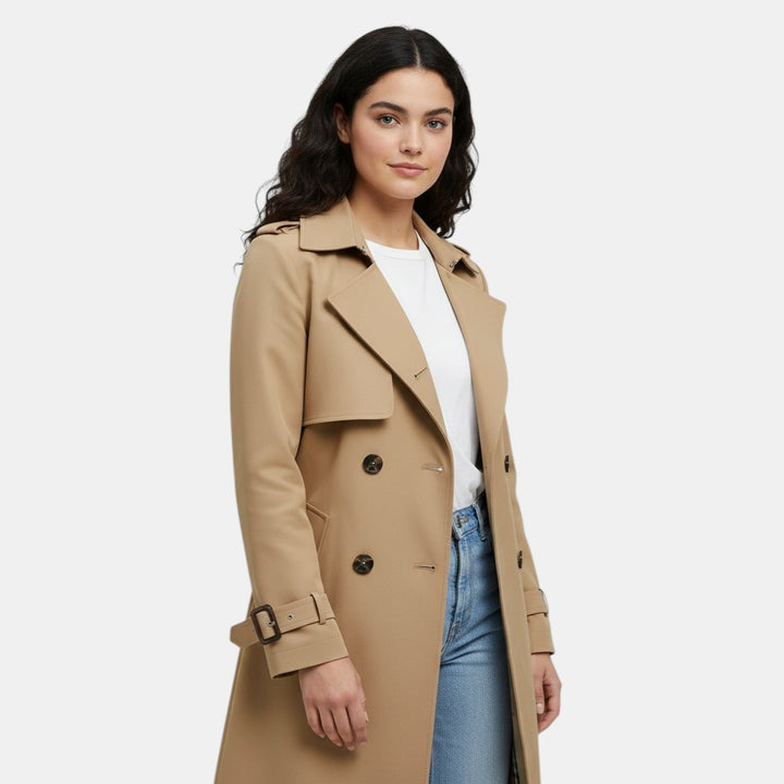 Women’s Classic Double-Breasted Trench Coat