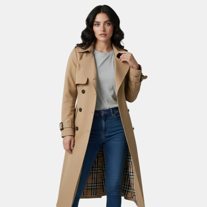 Women’s Classic Double-Breasted Trench Coat