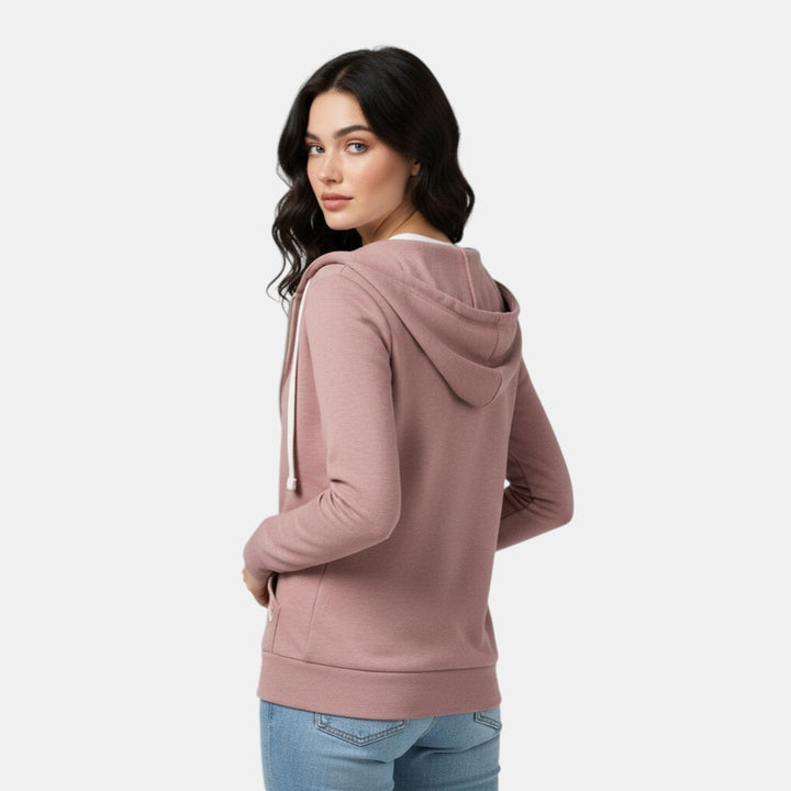 Women’s Slim Fit Fleece Zip Hoodie
