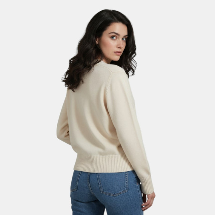 Women’s Wool Jumper with Buttons