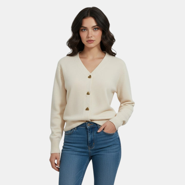 Women’s Wool Jumper with Buttons