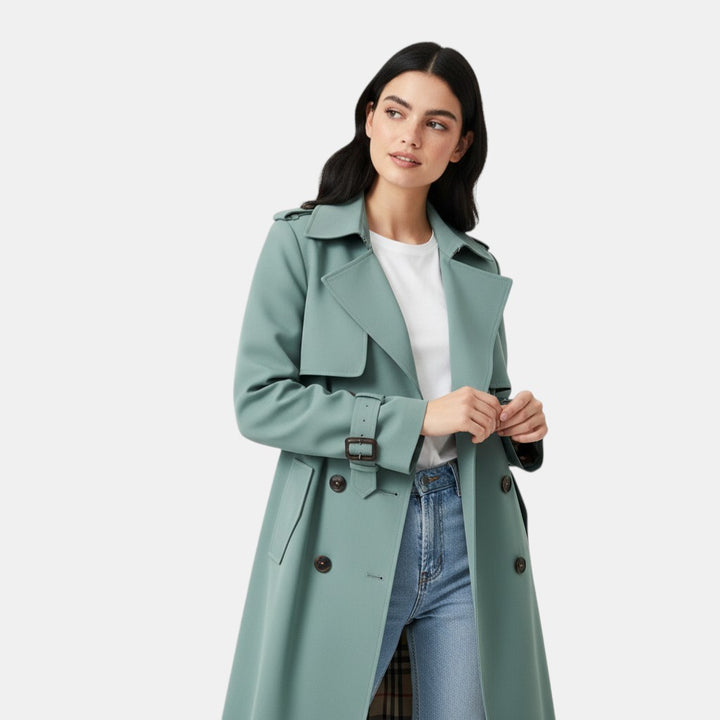 Women’s Classic Double-Breasted Trench Coat