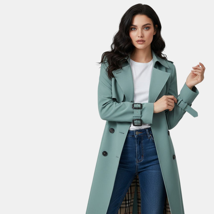 Women’s Classic Double-Breasted Trench Coat