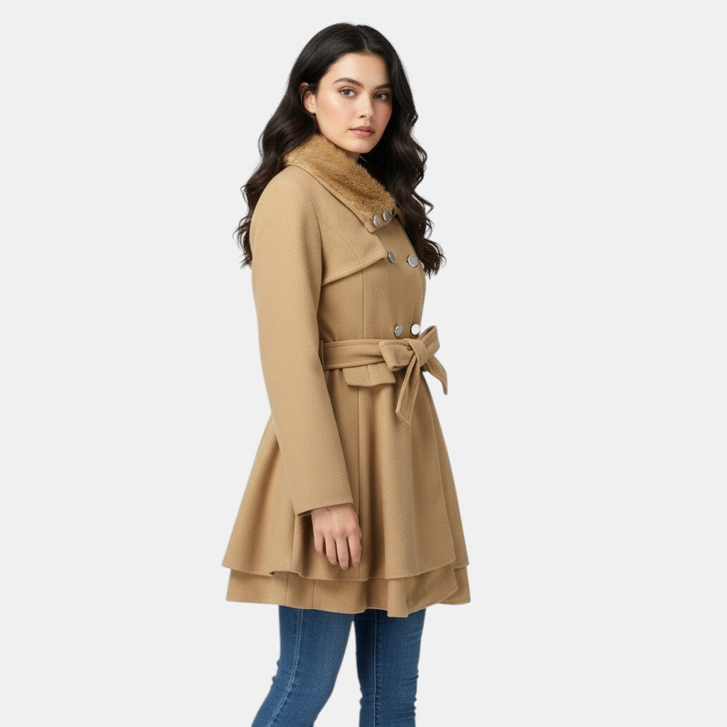 Women’s Winter Wool Trench Coat