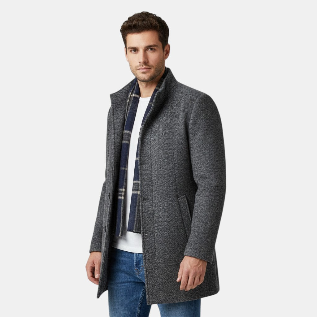 Men’s Insulating Wool Overcoat