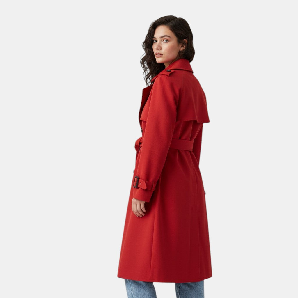 Women’s Classic Double-Breasted Trench Coat