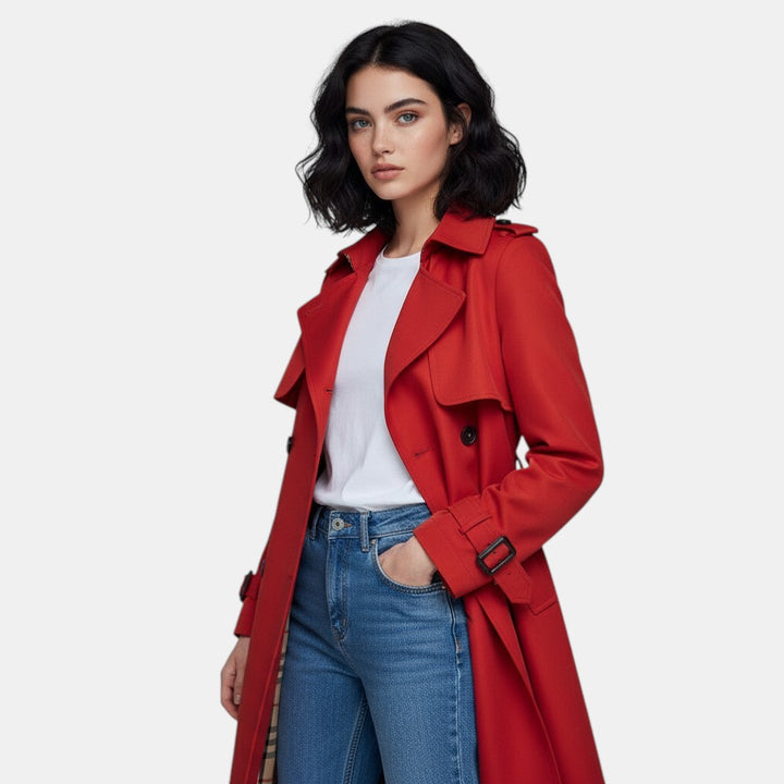 Women’s Classic Double-Breasted Trench Coat