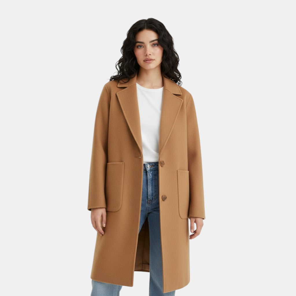 Women’s Long Wool Trench Coat