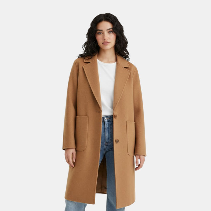 Women’s Long Wool Trench Coat
