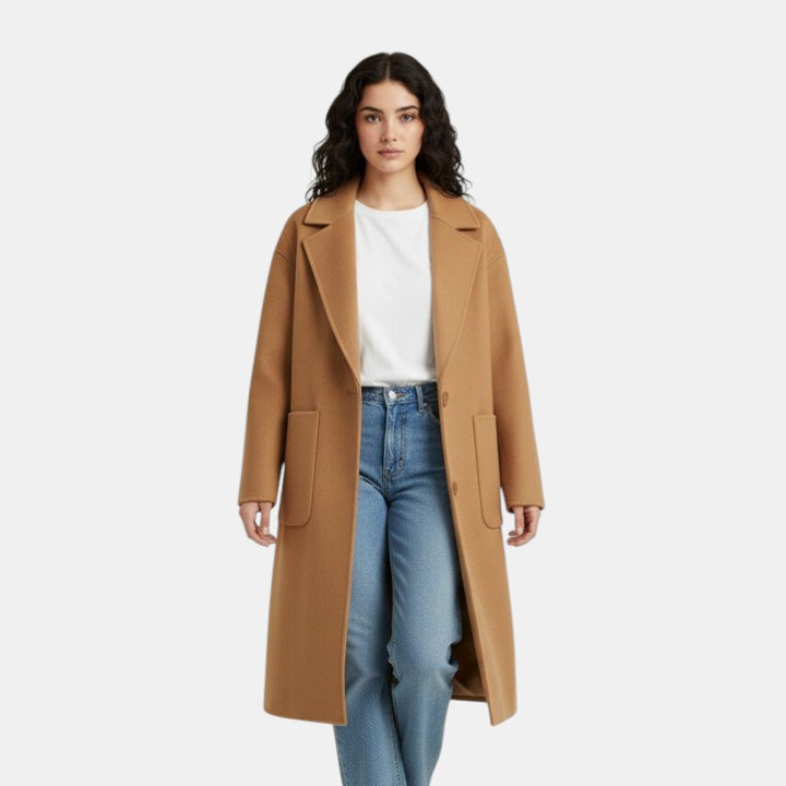 Women’s Long Wool Trench Coat