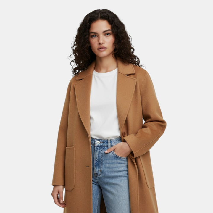 Women’s Long Wool Trench Coat