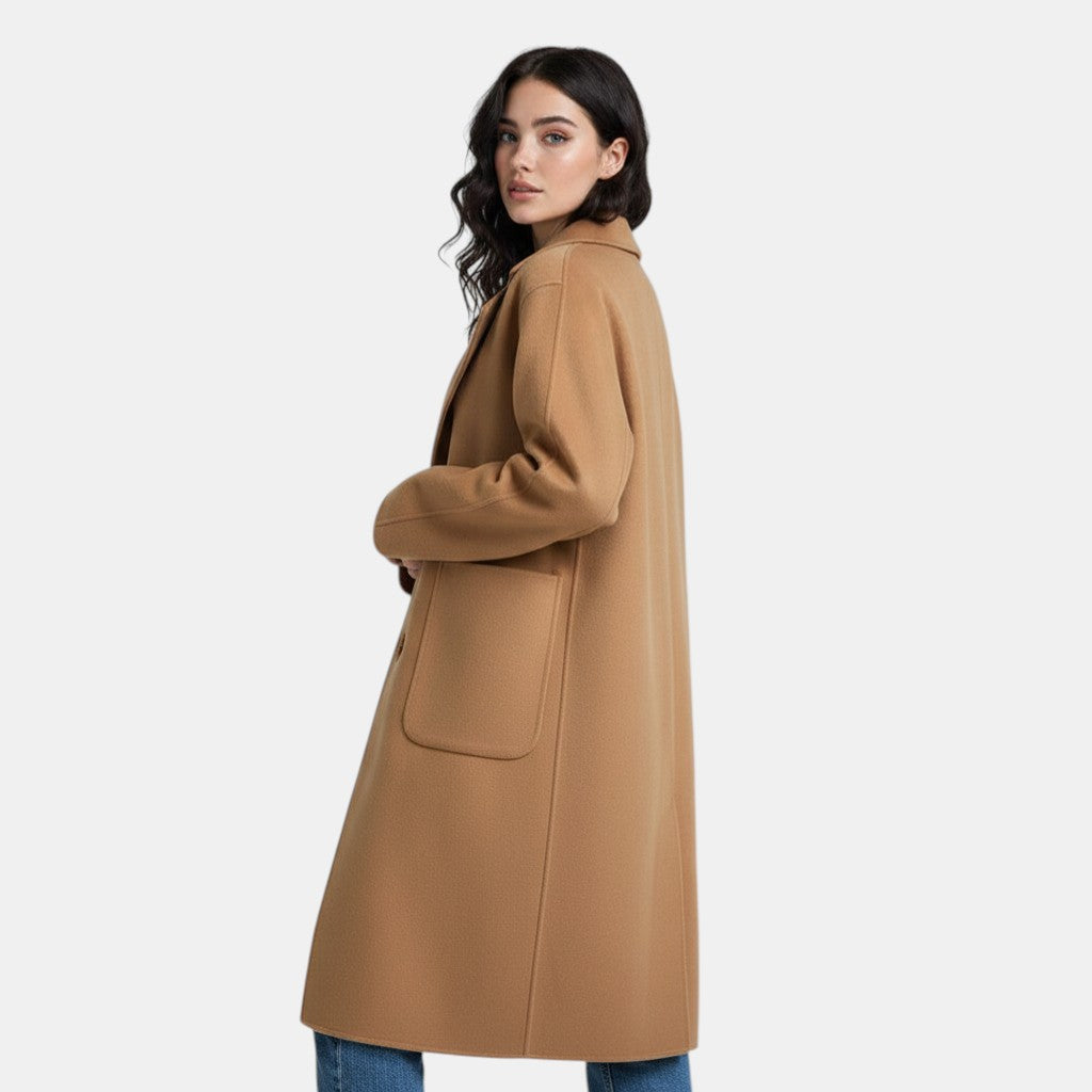 Women’s Long Wool Trench Coat