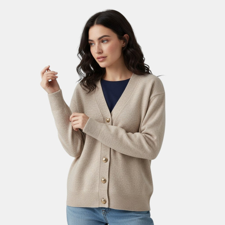 Women’s Oversized V-Neck Cardigan