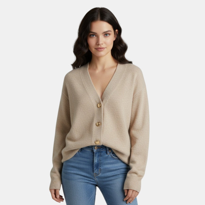 Women’s Oversized V-Neck Cardigan