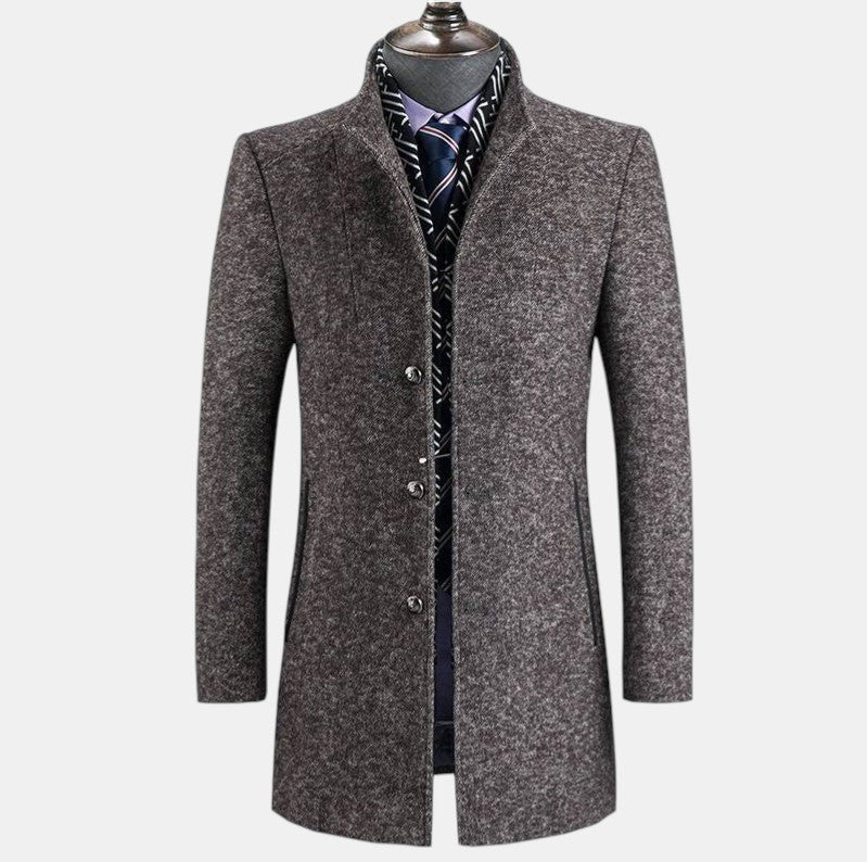 Men’s Insulating Wool Overcoat
