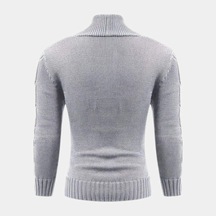Men’s Cable Knit V-Neck Cardigan