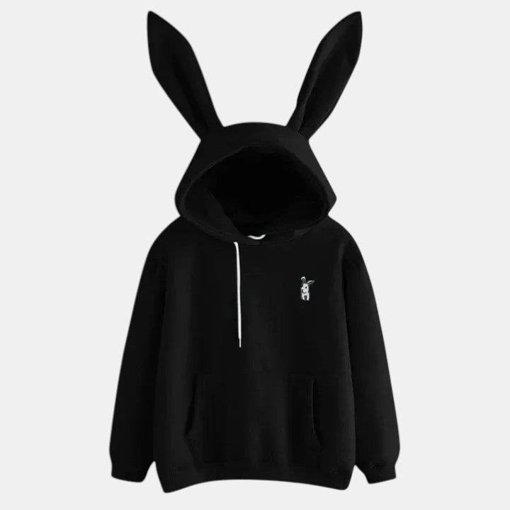 Oversized Women’s Rabbit Ear Fleece Hoodie