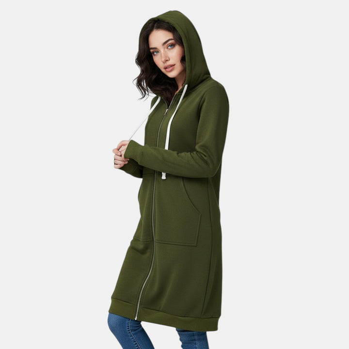 Women’s Long Zip Hoodie