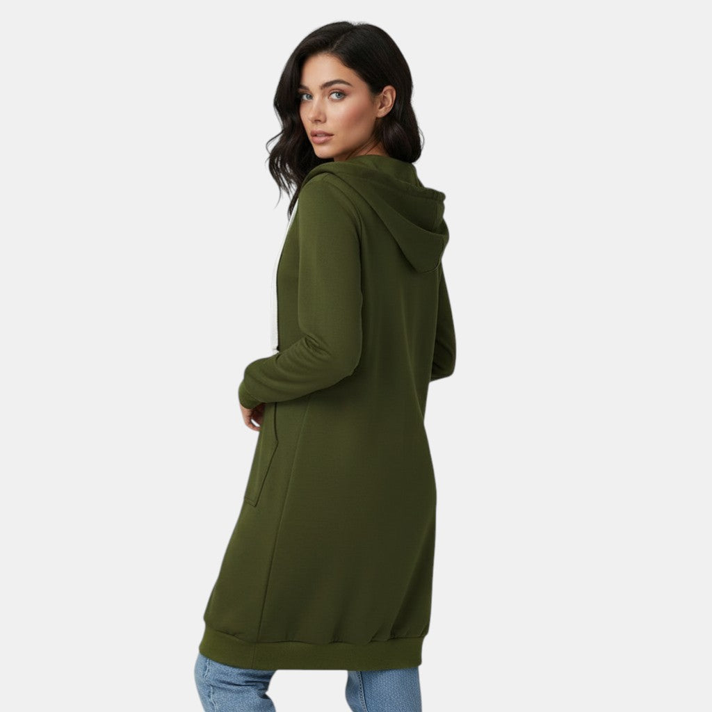 Women’s Long Zip Hoodie