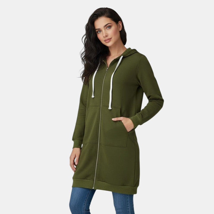 Women’s Long Zip Hoodie